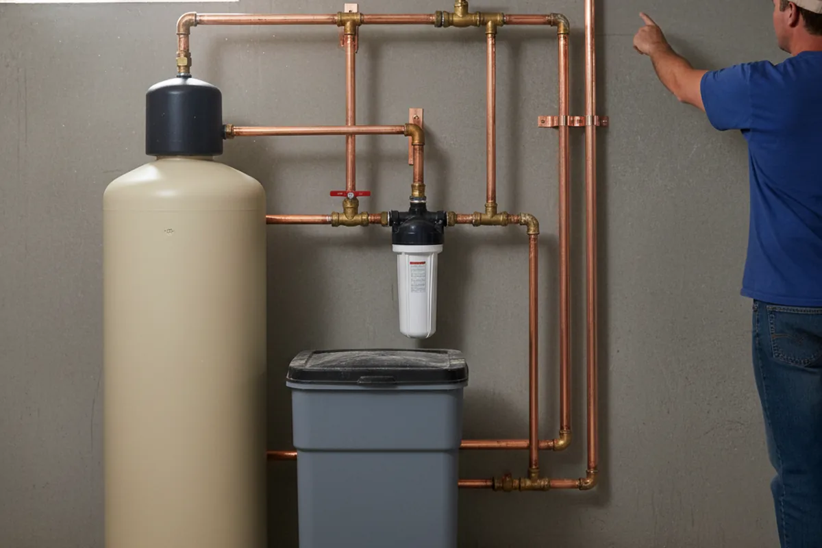 Whole-house water treatment system installed in Clinton